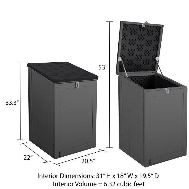 Cosco Outdoor Living BoxGuard Large Lockable Package Delivery and Storage Box 6.3 cubic ft