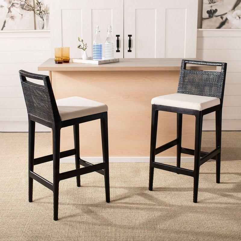 Darin Barstool - SEA4015 - Black/White - Safavieh
