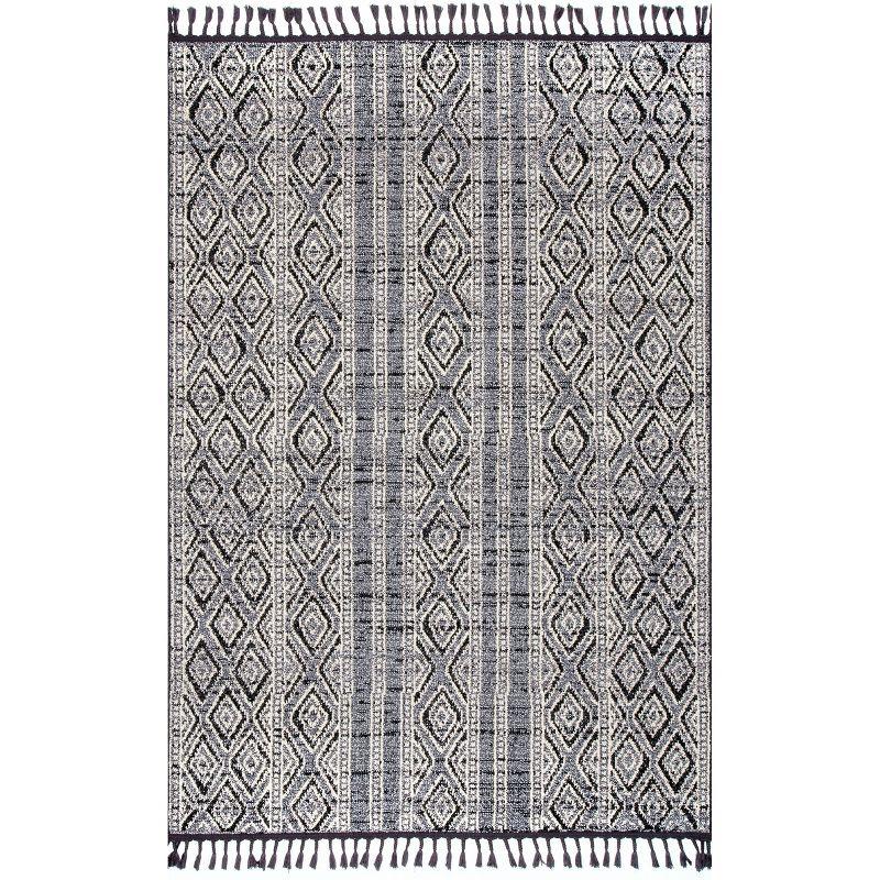 Nuloom Chenoa Striped Global Tassel Indoor Area Rug