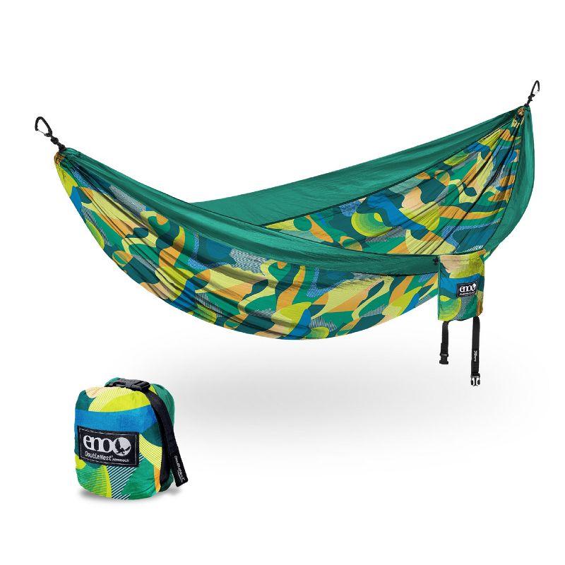 Retro Emerald DoubleNest Lightweight Nylon Camping Hammock