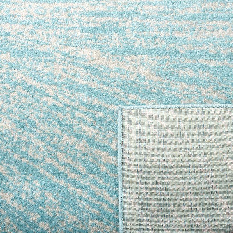 Evoke EVK228 Power Loomed Indoor Accent Rug - Aqua/Ivory - 2'2"x4' - Safavieh