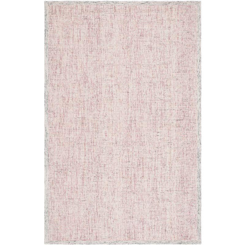 Abstract ABT467 Handmade Indoor Accent Rug - Pink/Ivory - 3'x5' - Safavieh