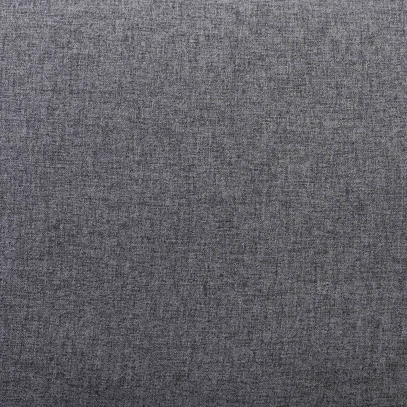 Halstein Mid Century Modern Fabric Upholstered Lounge Chair Gray - Baxton Studio