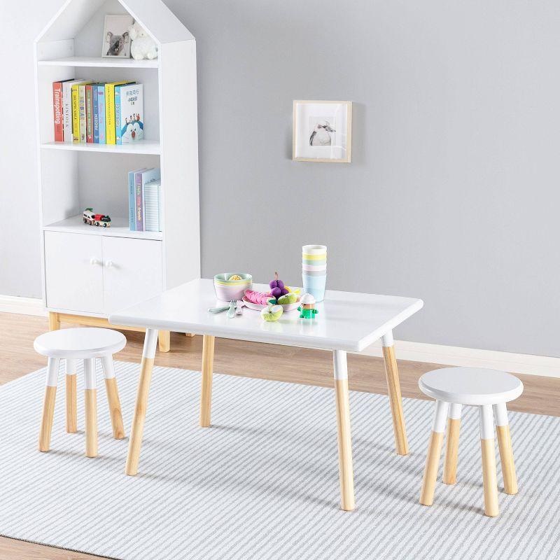 Addington Kids 3 Piece Writing Table and Stool Set