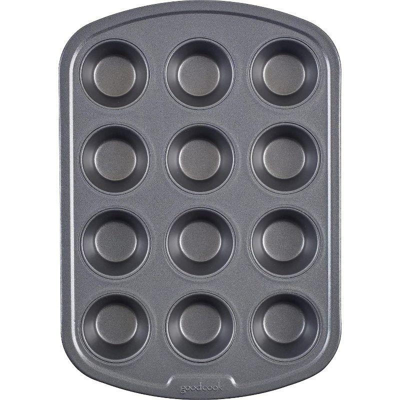 Non-Stick 12-Cup Mini Round Muffin Pan