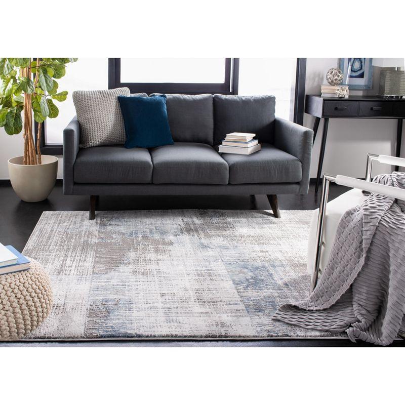 Craft CFT874 Loomed Indoor Area Rug - Grey/Blue - 5'3"x7'6" - Safavieh
