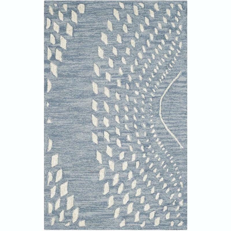 Bella BEL126 Hand Tufted Accent Rug - Blue/Ivory - 2'x3' - Safavieh.