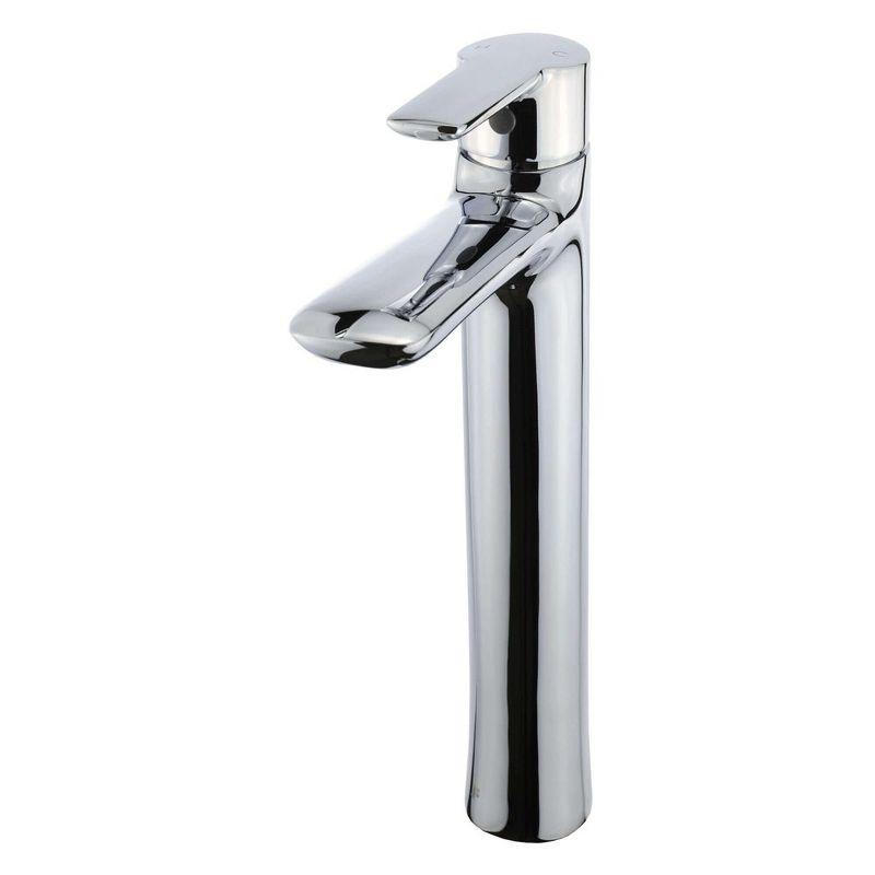 Round Single Hole Vessel Sink Bathroom Faucet