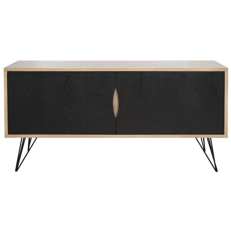 Jeralyn Transitional 47" Light Oak Mid-Century Sideboard