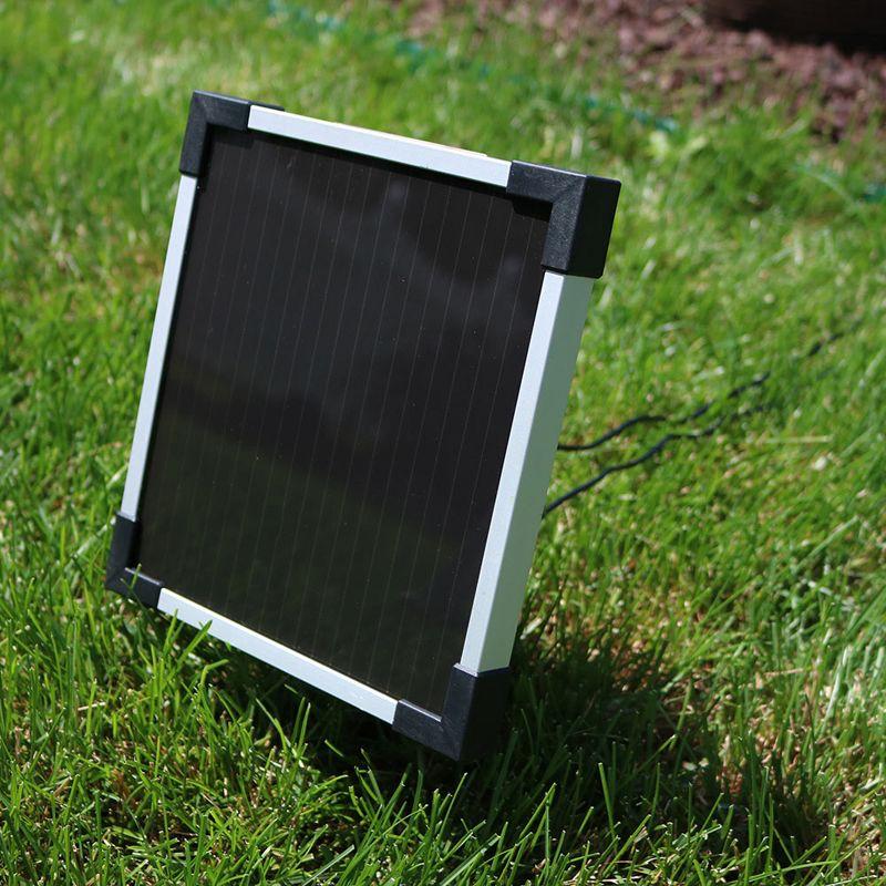Sunnydaze Outdoor Polyresin Desert Spring Solar Powered Water Fountain with Battery Backup, Submersible Pump, and Panel - 30"