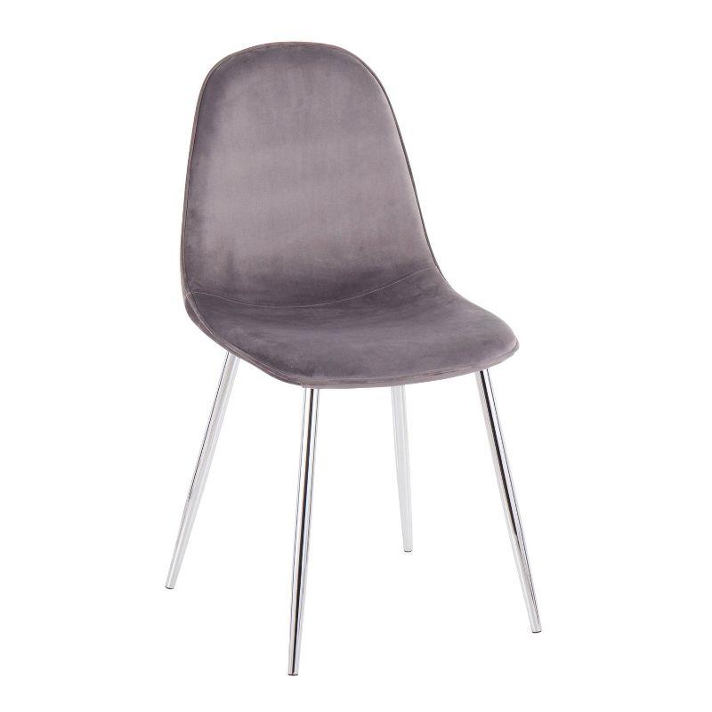 Set of 2 Pebble Contemporary Dining Chairs - LumiSource