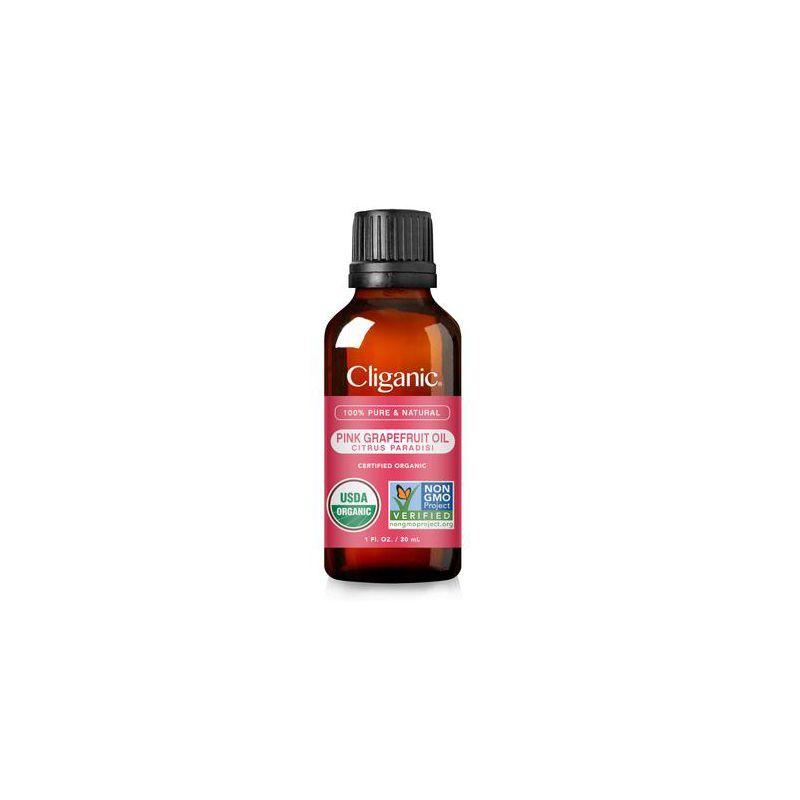 Cliganic Organic Pink Grapefruit Oil, 1oz