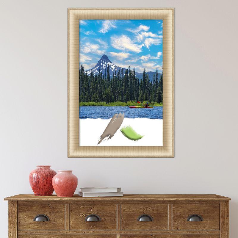 Amanti Art Elegant Brushed Honey Picture Frame Opening Size 20x30 in.