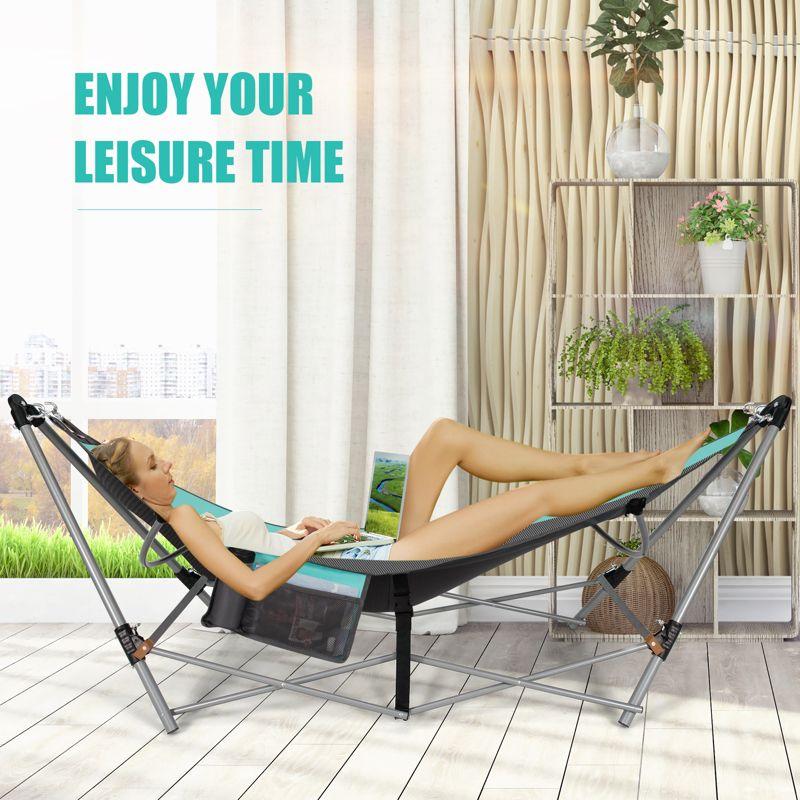 Arlmont & Co. Chrisshanno 1 Person Classic Hammock with Stand