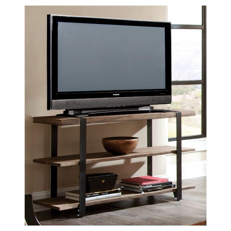 Modesto Wide TV Stand for TVs up to 50" Brown - Alaterre Furniture