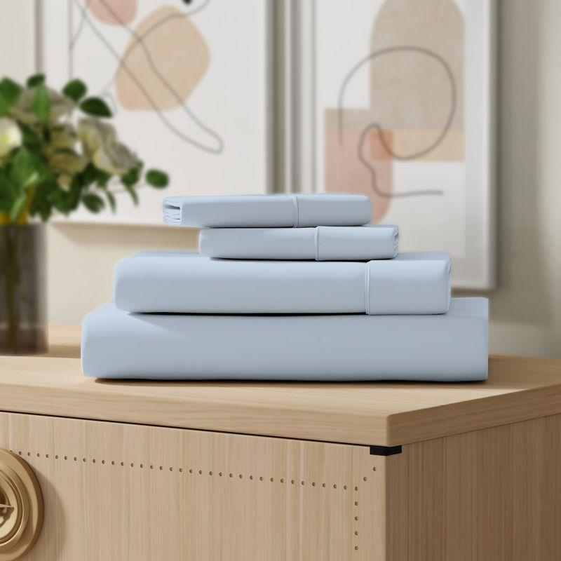 Color Sense Percale Weave Cool & Crisp Cotton Rich Sheet Set