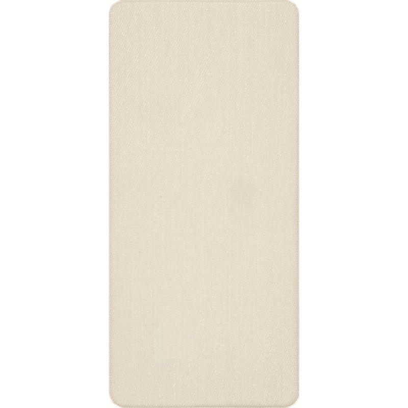 Ivory Braided Non-Slip Synthetic Comfort Mat, 31x19