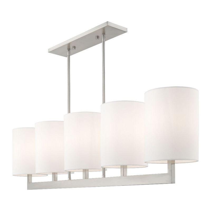 Livex Lighting Hayworth 5 - Light Chandelier in  Brushed Nickel