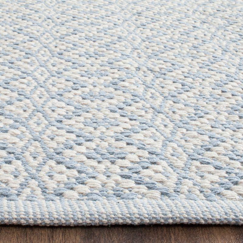 Montauk MTK716 Hand Woven Indoor Area Rug - Ivory/Light Blue - 8'x10' - Safavieh