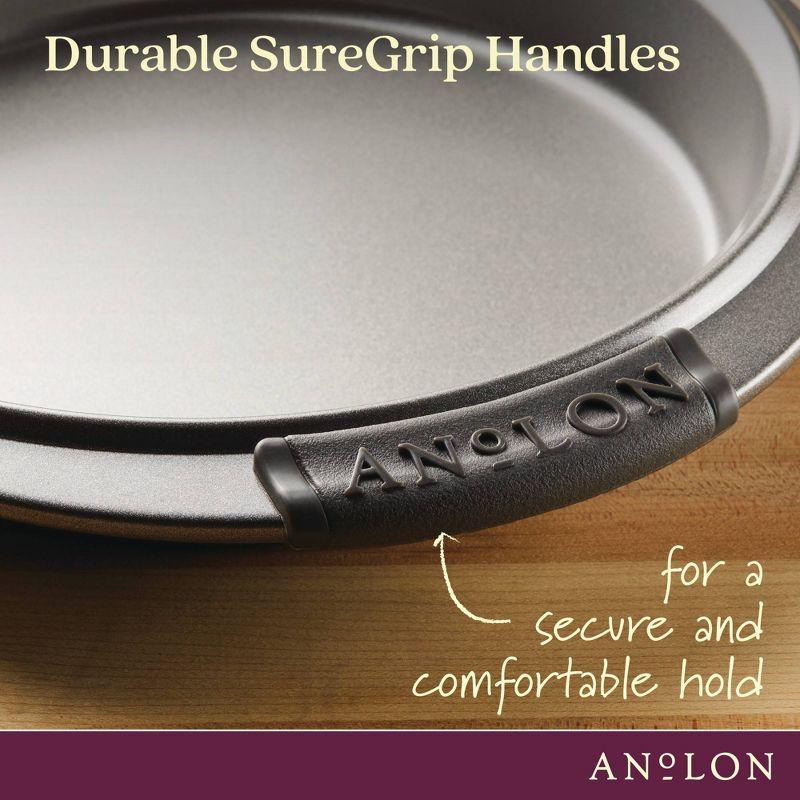 Anolon Advanced Nonstick Bakeware / Baking Set with Silicone Grips