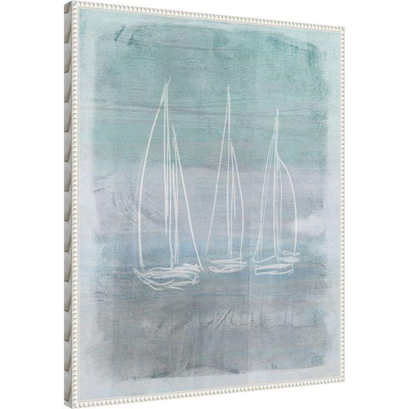 Amanti Art Sailboat Memory I by Dan Meneely Canvas Wall Art Print Framed 23 x 28-in.
