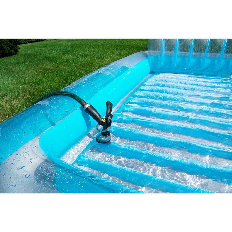 Swimline Blue Inflatable Swimming Pool Suntan Lounger with Pillow 70"