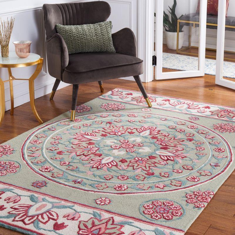 Wool Floral Rug