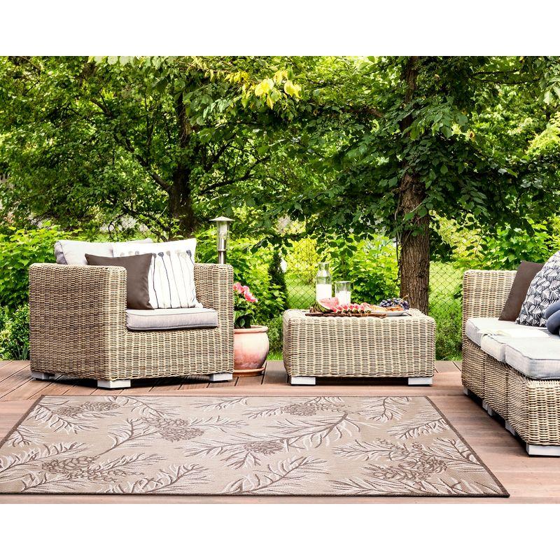 Liora Manne Malibu  Indoor/Outdoor Rug  Neutral..