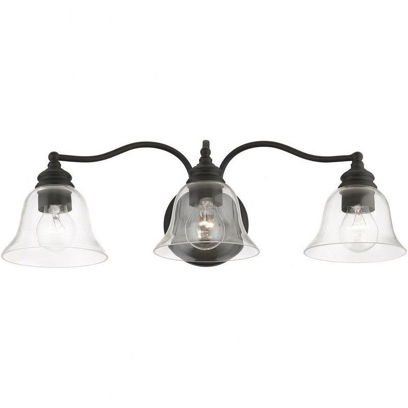 Livex Lighting Moreland 3 - Light Vanity in  Black