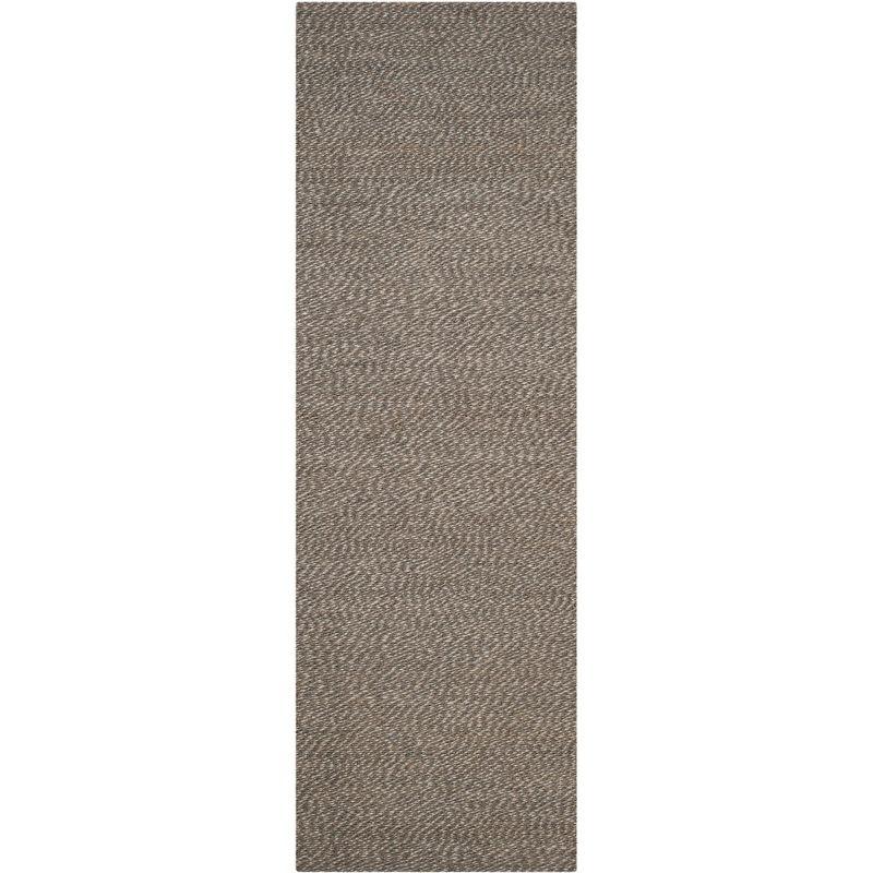 Natural Fiber NF448 Hand Woven Runner Rug - Grey/Grey - 2'6"x10' - Safavieh.