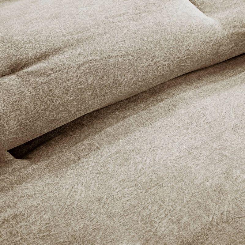 Madison Park Boone 7 Piece Faux Suede Comforter Set