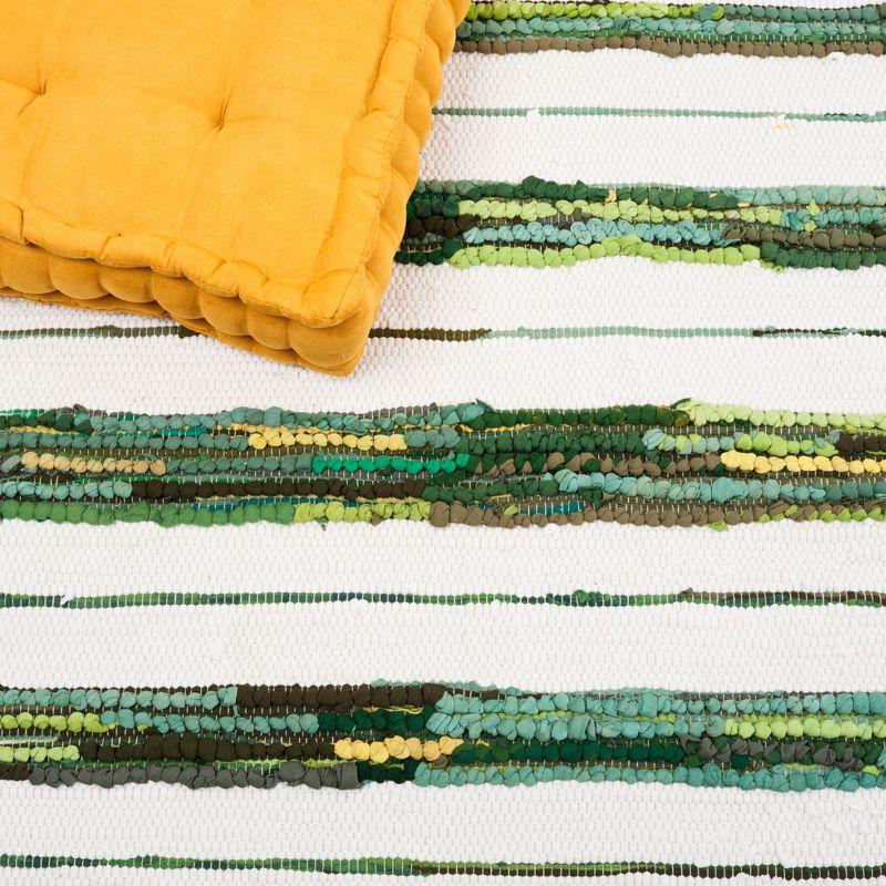 Montauk MTK623 Hand Woven Area Rug - Green/Ivory - 6'x6' - Safavieh.