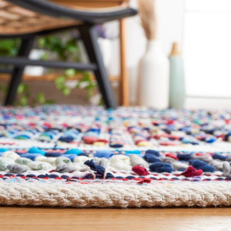Montauk MTK817 Hand Woven Area Rug - Ivory/Blue - 5'x8' - Safavieh.
