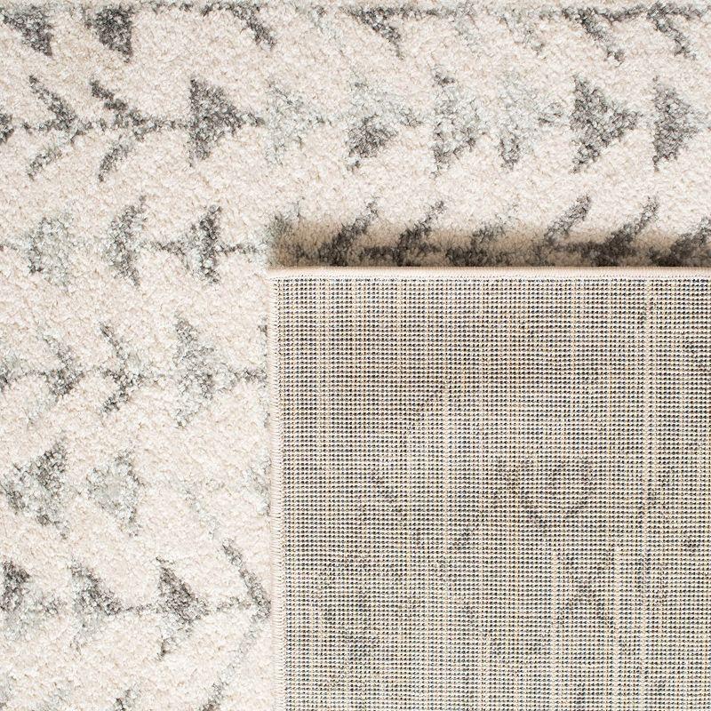 Tulum TUL262 Power Loomed Area Rug - Ivory/Grey - 5'x5' - Safavieh.