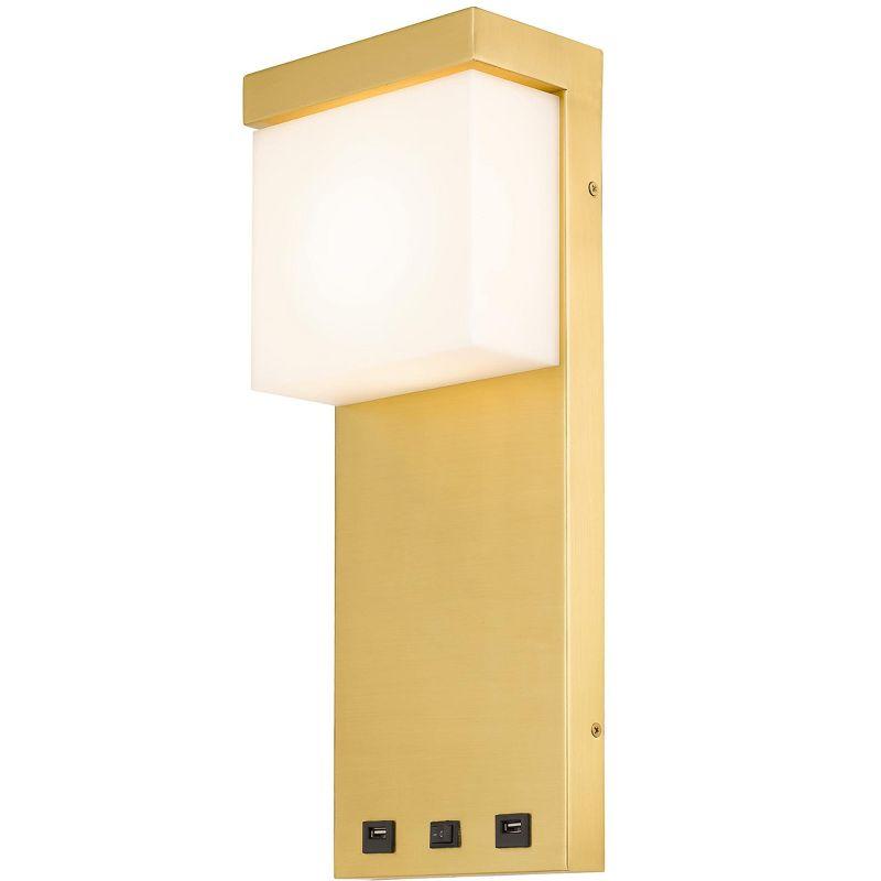 Steel LED Flush Mounted Sconce