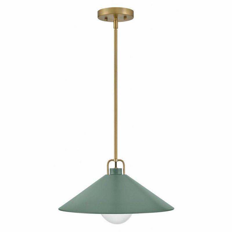 Zoë Single Light Metal Steel Dimmable Pendant