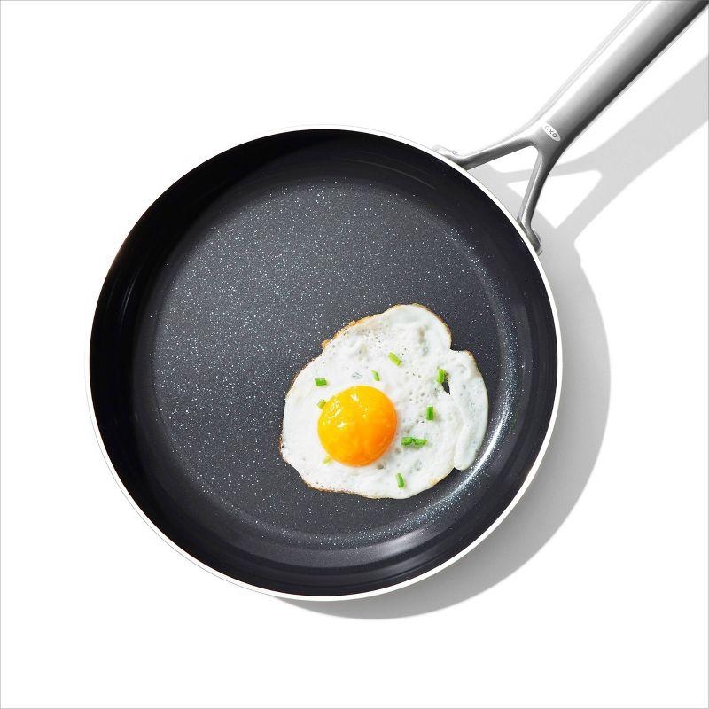 OXO Mira 3-Ply Stainless Steel Non-Stick Frying Pan, 8"