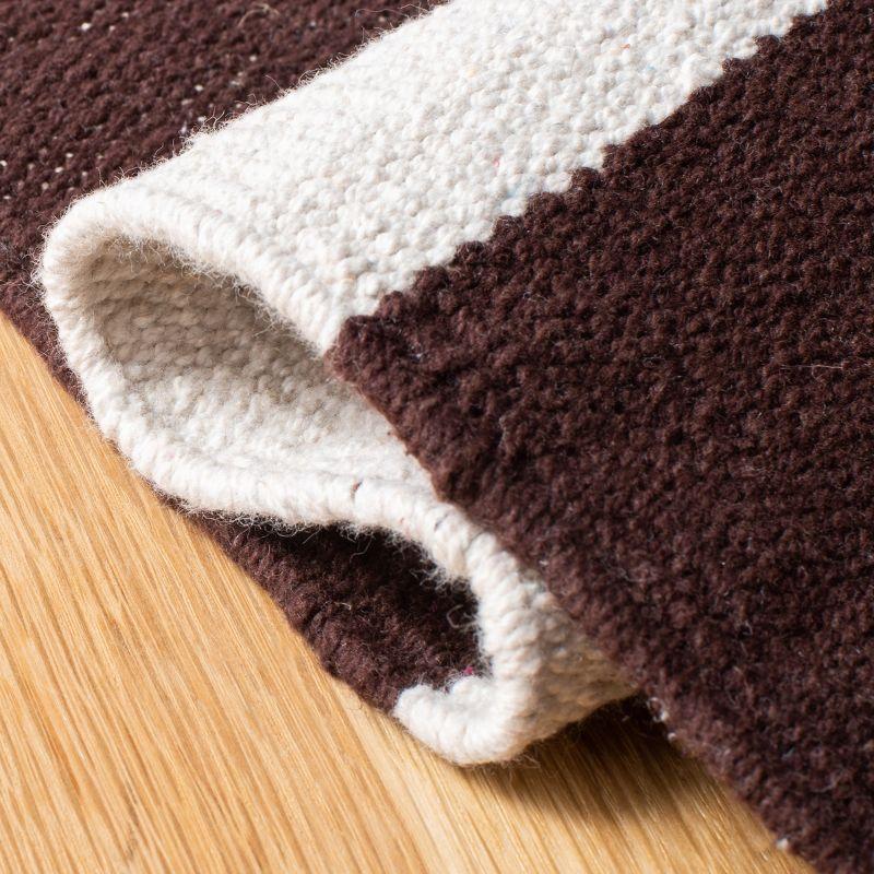 Montauk MTK712 Hand Woven Indoor Area Rug - Chocolate/Ivory - 9'x12' - Safavieh