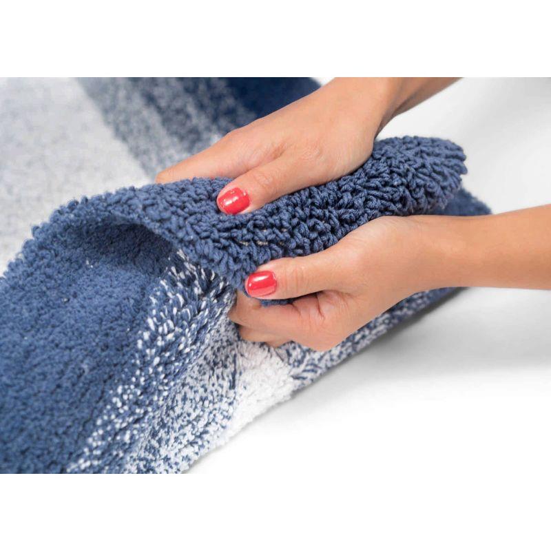 2pc Whitney Ombre Reversible Bath Rug Set - Chesapeake