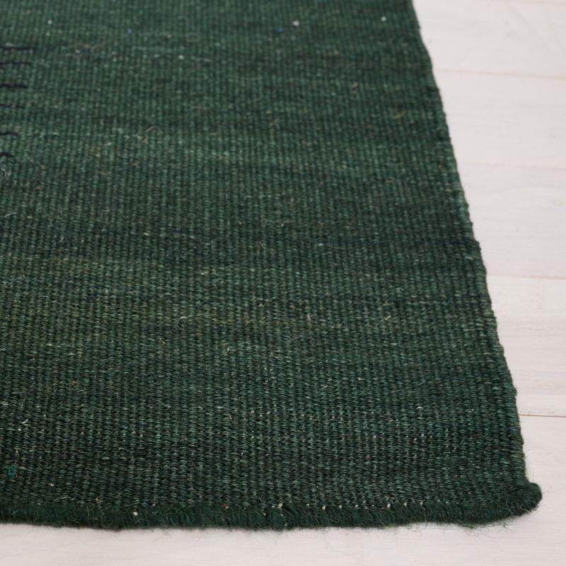 Safavieh Dhurries Flat Weave Wool/Cotton Rug in Yellow/Brown
