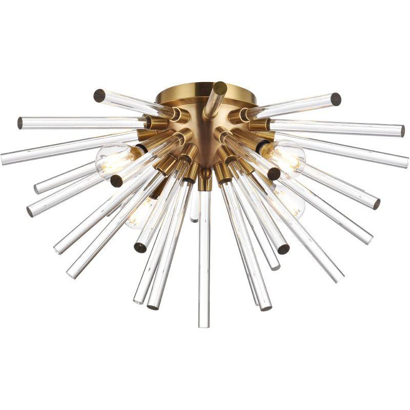 Elegant Lighting Sienna 18 inch crystal rod wall sconce in gold
