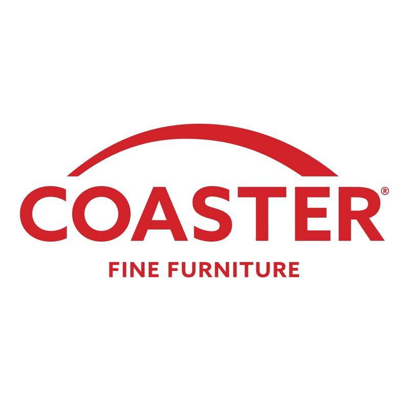 Coaster Set of 2 Thermosolis Modern Acrylic Back Upholstered Counter Height Barstools Gray/Chrome