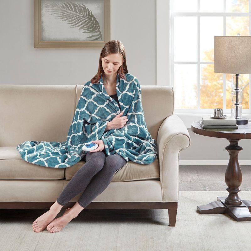Beautyrest Beautyrest Heated Ogee Oversized Throw
