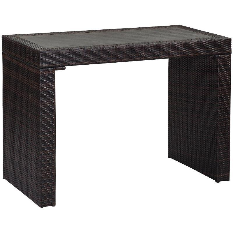 Sanders Bar Set - Indoor/Outdoor - PAT2502 - Brown/Sand - Safavieh