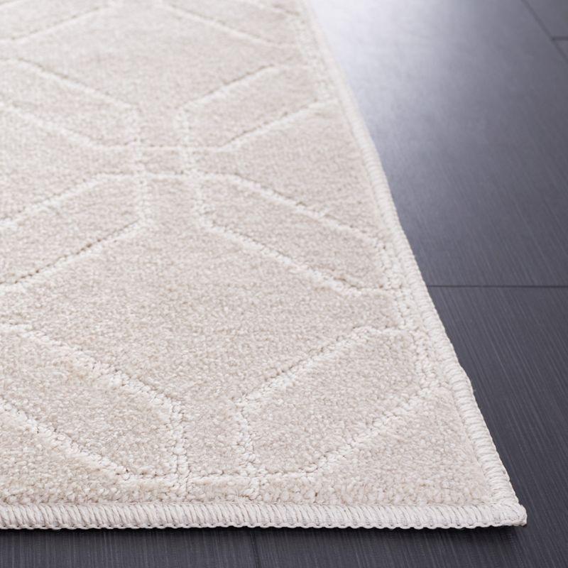 Pattern and Solid PNS406 Power Loomed Area Rug - Ivory - 5'3"x7'6" - Safavieh.