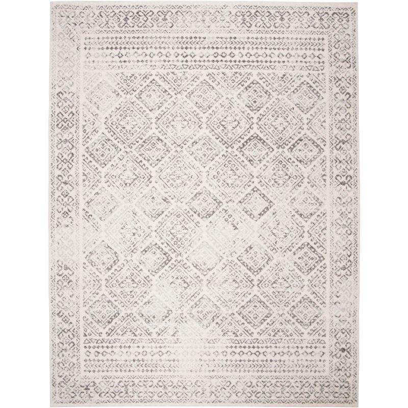 Tulum TUL264 Power Loomed Indoor Area Rug - Ivory/Grey - 8'x10' - Safavieh