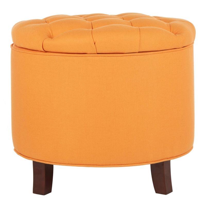 Amelia Tufted Storage Ottoman  - Safavieh