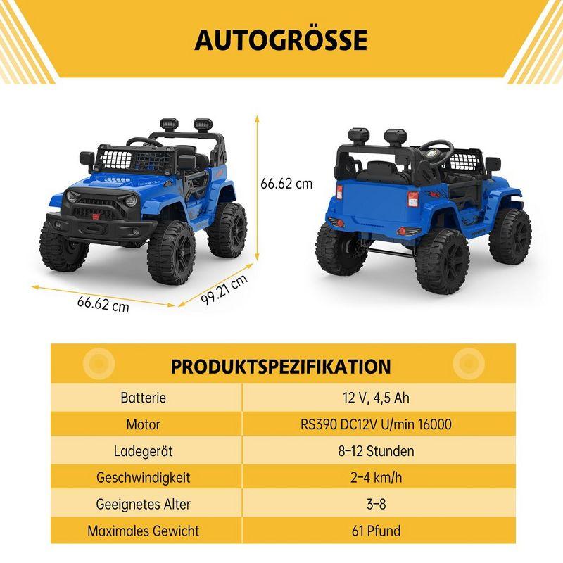 Ride on Truck Car 12V Kids Electric Vehicles with Remote Control