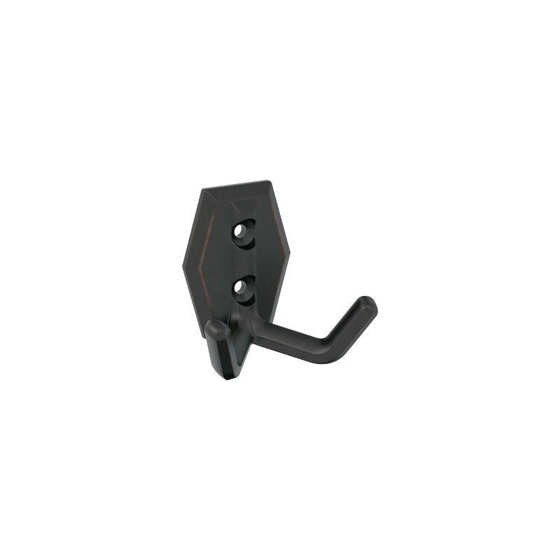 Benton Transitional Double Prong Decorative Wall Hook