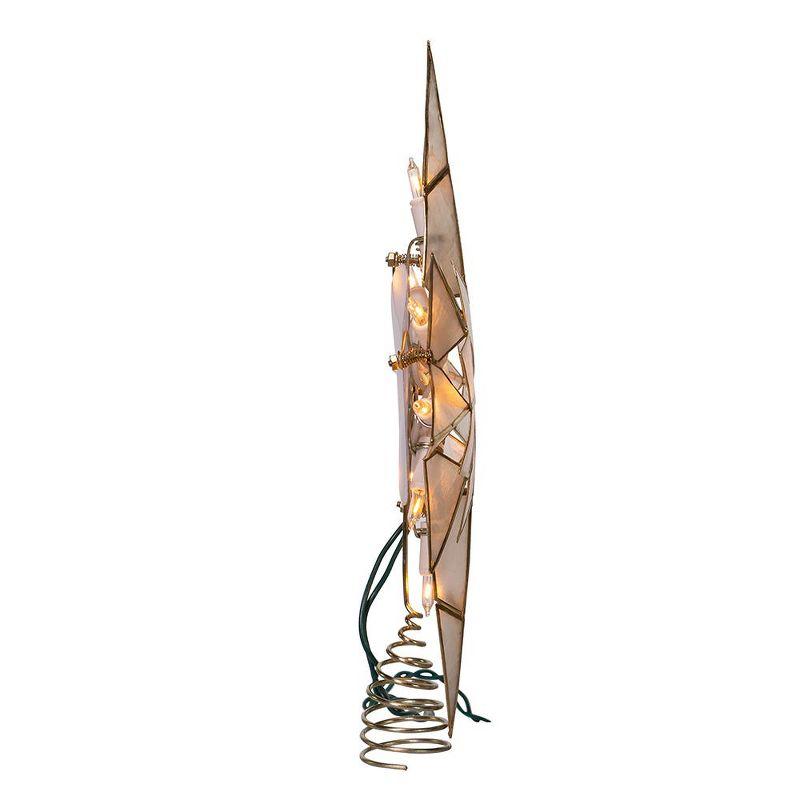 Kurt Adler Metal Astrology & Stars Tree Topper - Lighted